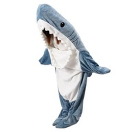 OUTFIT PRIKRÝVAČKA PRIKRÝVAČKA SPACÍ VAK SHARK PYŽAMOVÉ MÄKKÉ SHARK SHARK 140-150