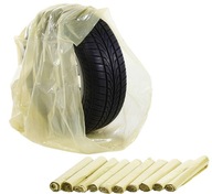 Vaky na pneumatiky na hrubé žlté pneumatiky - 100 ks