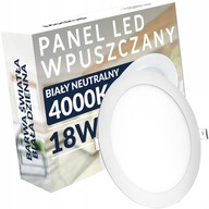 LED PANEL OSVETLENIE STROPNÉ ZARIADENIE PRIVRCHOVÁ MONTÁŽ 18W 230V DENNÁ FARBA