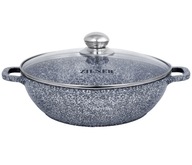 Mramorový hrniec WOK 5,5L 32cm ZILNER GREY ZL-7070