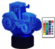 3D LED USB LAMPA TRAKTOR TRAKTOR 16 FAREB DIAĽK