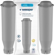 3x FILTER Wessper AquaClaro pre kávovar Bosch Simens AEG Krups Nivona