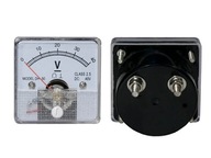 Analógový merač, štvorcový voltmeter, 40V