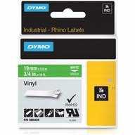 DYMO RHINO 1805420 19mm 5,5M biela na zelenom vinyle