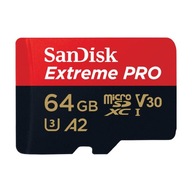 Micro SD karta SANDISK EXTREME PRO 64GB 200MB/s