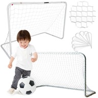 BIELA ​​FUTBALOVÁ BRANKA 213x150x75 IDEÁLNA DO ZÁHRADY A NA DETSKÉ IHRISKO