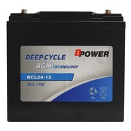 BPower BCL24-12 24Ah 12V AGM BCL 24-12 DEEP CYCLE