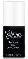 ELISIUM TOP COAT SHINY HYBRID BLACK CONFETTI