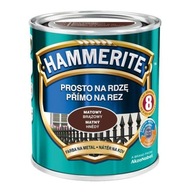 Hammerite Rovná hrdzavá farba 2,5l Matná hnedá