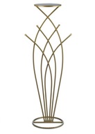 Moderný stojan na kvety zlatý 100 cm