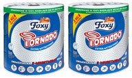 Papierová utierka Foxy TORNADO, 2 rolky, 340 listov