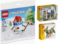 LEGO Creator 30645 kocky snehuliaka + DVE SKVELÉ SÚPRAVY!