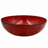 Alumina Bogucice Nostalgia Red Šalátová misa 24 cm