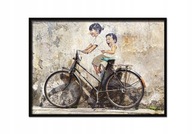 OBRAZOVÝ PLAGÁT V RÁME 33x43 cm Bicykel P556 ležatý