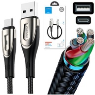 Kábel USB na USB-C JOYROOM Sharp 3A TYP-C 200 cm BRAID Nylon RÝCHLA KVALITA