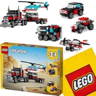 LEGO CREATOR 3V1 31146 NÁKLADNÉ VOZIDLO S TAŠKOU VRTUĽNÍKA ZDARMA LEGO DARČEK