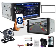 2DIN 7-palcové autorádio BLUETOOTH USB AUX SD Mirror Link kamera