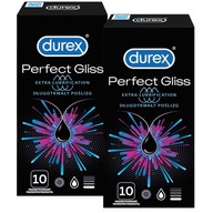 Kondómy DUREX Perfect Gliss super silné, bezpečné, hrubé 24