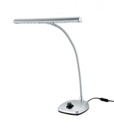 K&M 12298-000-63 LED klavírna lampa strieborná