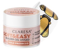 CLARESA GEL BUILDING SOFT&EASY GOLD PROSECCO 45g