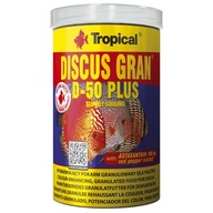 Tropical Discus Gran D-50 Plus pomaly sa potápajúce granule krmiva pre ryby 1000 ml