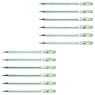 Pentel Bk 77 Green guľôčkové pero - 12 kusov