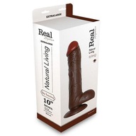 Vibrátor-REALISTICKÝ VIBRATOR REAL RAPTURE BROWN 10"""""""""""""""""