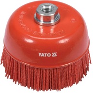 YATO DISKOVÁ KEFA 125MM M14 NYLON ČERVENÁ YT-47787