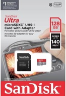 Pamäťová karta SanDisk micro SDXC 128GB 140MB/s SD