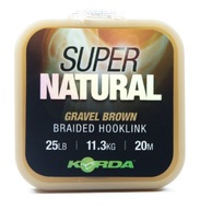 Korda vrkoč Super Natural Gravel Brown 25lb