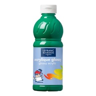 Lesklá akrylová farba - Brilliant Green, 500 ml