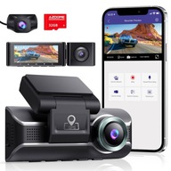 3-kanálový auto GPS 4K+1080P+1080P videorekordér