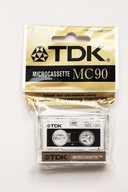 NOVÁ Mikrokazeta pre sekretársky diktafón TDK MC-90 MicroCassette