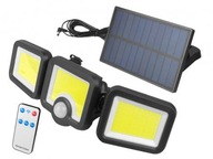 3X COB SOLAR LAMPA, NASTAVITEĽNÁ