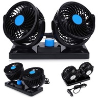 VENTILÁTOR DO AUTO 180° DVOJITÝ 12V