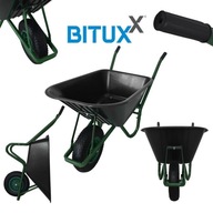 Bituxx Garden Wheelbarrow s čiernou PVC miskou a pumpičkou