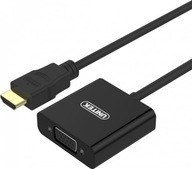 Unitek Y-6333 HDMI na VGA + audio adaptér čierny