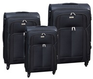 Sada troch mäkkých cestovných kufrov - Peterson