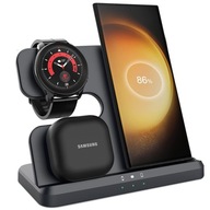 Rýchla bezdrôtová indukčná nabíjačka 3v1 pre slúchadlá Samsung Galaxy Watch Buds