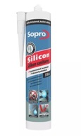 Svetlošedý sanitárny silikón 16 310ml Sopro 037