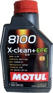 Motul 8100 X-Clean+ EFE 0W30 1L 504 507 LL04