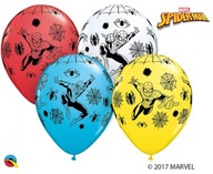 Balón QL 11 palcov SpiderMan pastel 25 ks latex