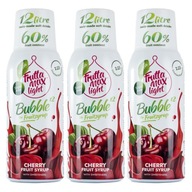 Fruttamax sirupová sada 3x Čerešňa 0kcal, 500 ml.