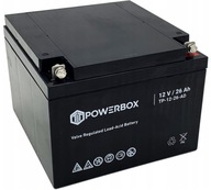 AGM BATÉRIA 12V 26Ah POWERBOX