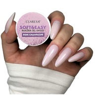 Claresa Soft&Easy Builder Pink Champagne gél na stavbu nechtov 45 g