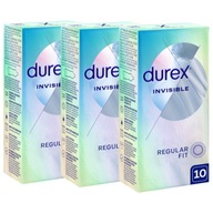 DUREX INVISIBLE kondómy tenkého strihu, zvlhčené, 30 ks.