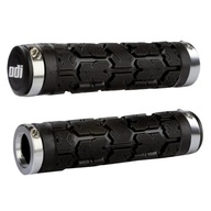 ODI Rogue MTB Lock-On gripy, čierne a strieborné