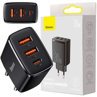 BASEUS USB SIEŤOVÁ NABÍJAČKA USB-C QC 3.0 PD 30W