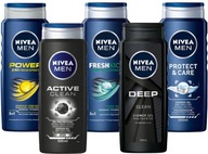 NIVEA MEN pánsky sprchový gél set 5x500ml