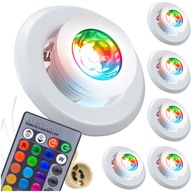 5x HALOGÉNOVÁ LAMPA RGB LED ŽIAROVKA + DIAĽKOVÉ OVLÁDANIE